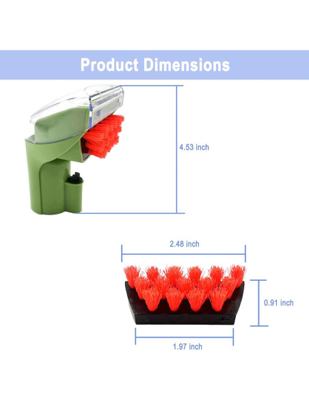 Cepillo para Manchas Difíciles Bissell 1400B Verde 3 Piezas