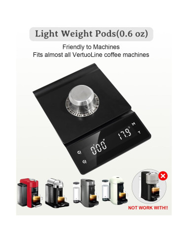 Cápsula Reutilizable Grasseed para Vertuo con 40 Tapas