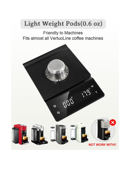Cápsula Reutilizable Grasseed para Vertuo con 40 Tapas