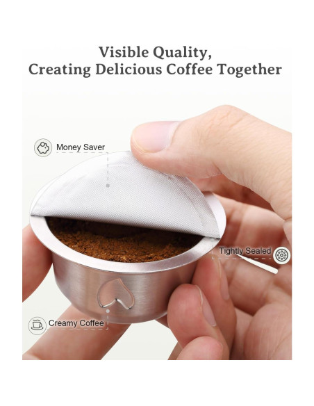 Cápsula Reutilizable Grasseed para Vertuo con 40 Tapas