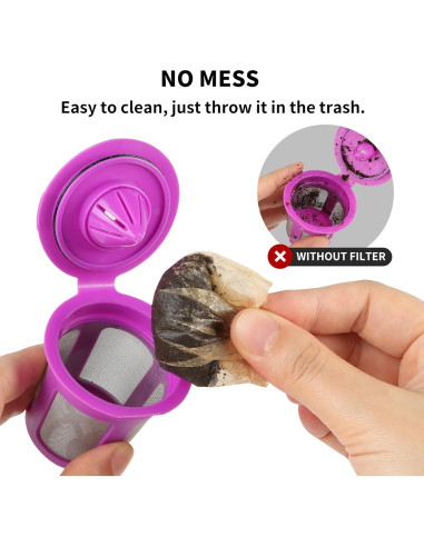 Filtros Desechables K Cup Fanativita 100 Unidades Sin Blanquear