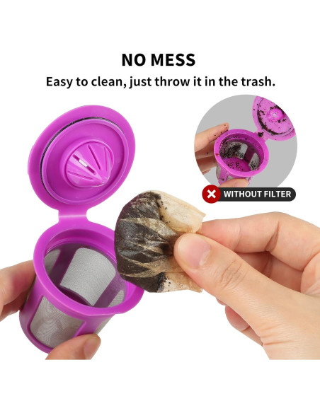 Filtros Desechables K Cup Fanativita 100 Unidades Sin Blanquear