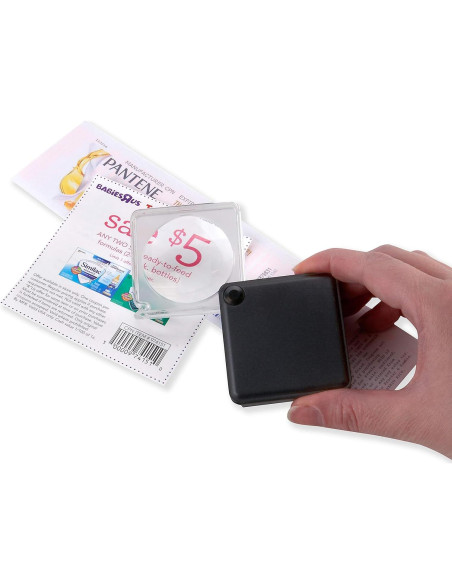 Lupa Plegable 3x Carson MagniFlip con Estuche 4.1 cm