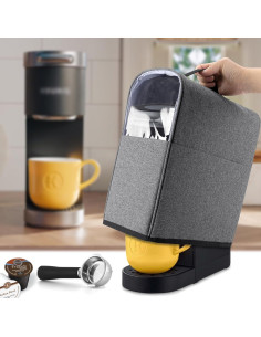 Funda CURMIO para Cafetera Keurig K-Mini y K-Mini Plus 2