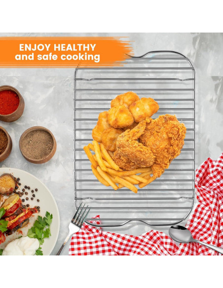 Rejilla para Freidora de Aire Ninja Foodi FG551 29.5x19.3cm Acero Inoxidable Rejilla para Freidora de Aire Ninja Foodi FG551 29.5x19.3cm Acero Inoxidable