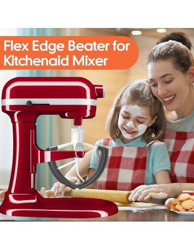 Batidor de borde flexible KitchenAid 6qt - Silicona antiadherente
