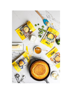 Sartén de Hierro Fundido Lodge para Pan de Maíz - 4 Mezclas 2