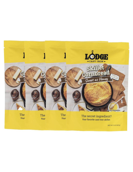 Mezcla para Pan de Maíz Lodge - Dulce Como Miel 1975.8g