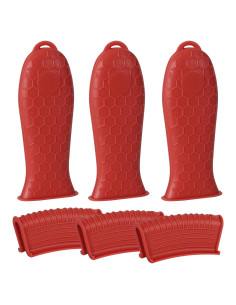 Cubiertas de Mango de Silicona Joyhalo - 6 Piezas Resistentes al Calor