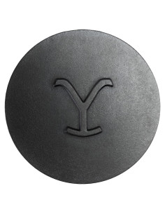 Prensa de Parrilla Redonda Lodge Yellowstone 20.32 cm Hierro Fundido