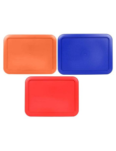 Tapa Rectangular de 6 Tazas Klare Ware - Paquete de 3 Colores