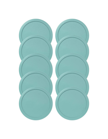 Tapa de Reemplazo Pyrex 2 Tazas 10-Pack Turquesa 12.7 cm
