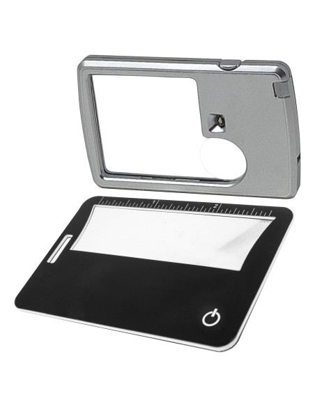 Lentes de Aumento Iluminadas 3X 6X - Lupa de Bolsillo y Tarjeta Lentes de Aumento Iluminadas 3X 6X - Lupa de Bolsillo y Tarjeta