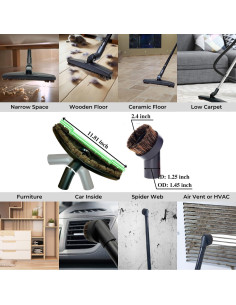 Cabezal de cepillo para pisos de madera Shark 32mm con extensiones 2