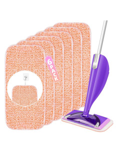 Paños de Mopa Reutilizables LOVECO para Swiffer Wet Jet - 6 Unidades