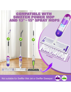 Recargas almohadillas desechables Swiffer PowerMop 7 unidades 2