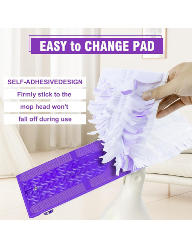 20 Recargas de Paño de Mopa Eléctrica DOCXCDO Multi-Superficie