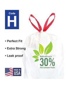 Bolsas de Basura Extreme Consumer 35 Litros 1 Rollo 50 Unidades 2