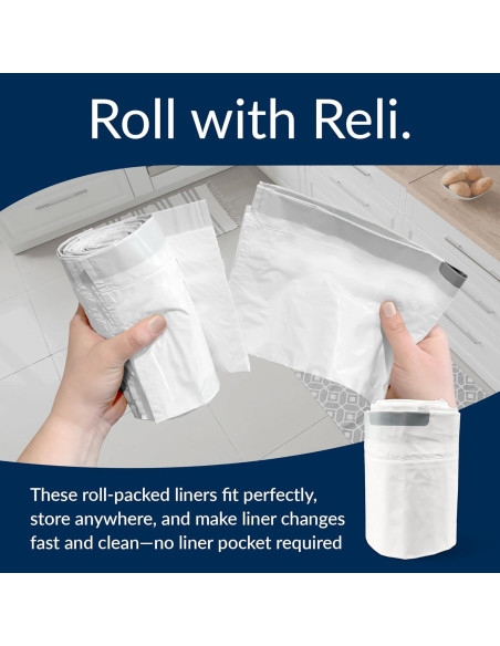 Bolsas de Basura Reli. SuperFit Cód. G 30L 225 Contador Blanco