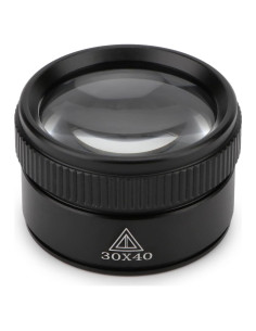 Lupa de Lectura Portátil Rongon 30X - Lente de Vidrio 40mm