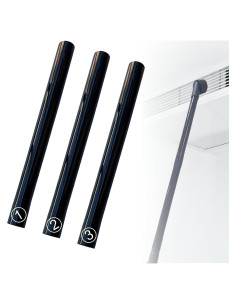 Paquete de 3 varillas de extensión de vacío ENUKYCOM 35 mm 106.68 cm