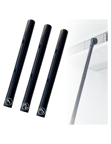 Paquete de 3 varillas de extensión de vacío ENUKYCOM 35 mm 106.68 cm