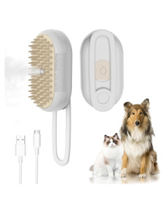 Cepillo de Vapor 4 en 1 Wavetoka para Gatos y Perros