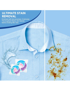 200 Cápsulas Detergente Ropa Heigble 4 en 1 Aroma Frutal 2