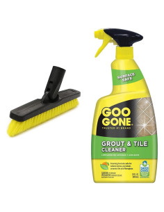 Cabezal de cepillo Unger + Limpiador de azulejos Goo Gone 0.79L