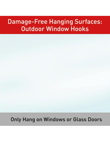 Ganchos de Pared Transparentes Command Medianos - Soporta 0.91 kg