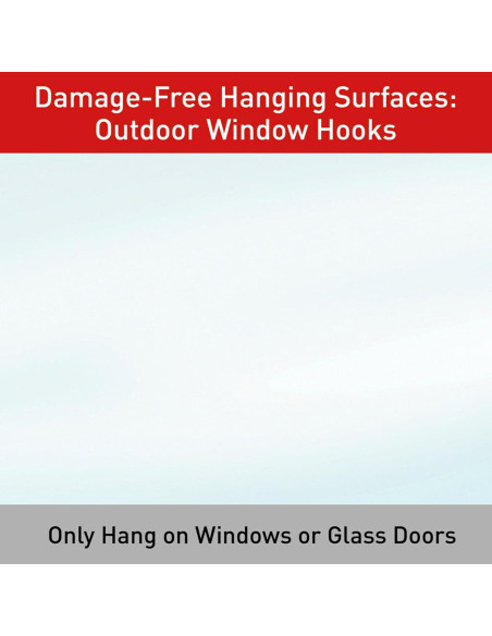 Ganchos de Pared Transparentes Command Medianos - Soporta 0.91 kg