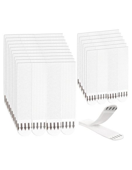 64 Tiras Adhesivas para Colgar Imágenes RAINFLOW - Carga Pesada