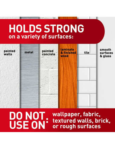 Tiras para colgar cuadros 3M Command, 24 unidades, Blanco