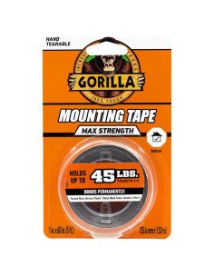 Cinta de Montaje Gorilla Max Strength Doble Cara 2.54cm x 152.4cm