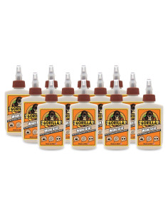 Pegamento para Madera Gorilla 4 oz - Paquete de 12 Botellas