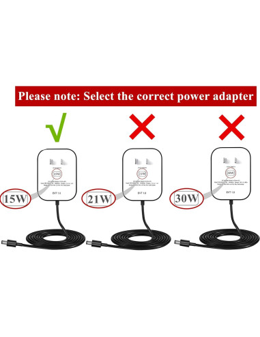 Adaptador de Corriente 15W para Echo Dot y Echo Show - SHENZHEN HENG TAI YING