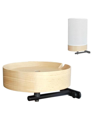 Soporte de pared EMATECH para altavoz Sonos Era 100 - Madera real