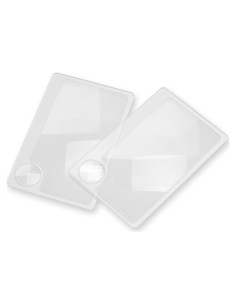 Lupas de cartera Carson WM-01 2.5x con lente 6x - Paquete doble