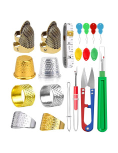 Kit de Costura Completo CousDUoBe - 20 Piezas, Dedales y Herramientas