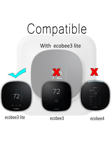 Cubierta de Placa de Pared HOLACA para Termostato Ecobee3 Lite