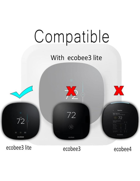 Cubierta de Placa de Pared HOLACA para Termostato Ecobee3 Lite