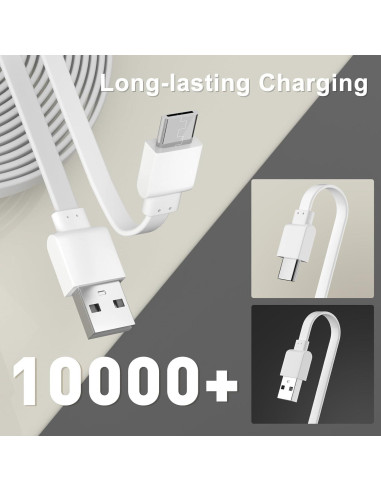 Cable de Alimentación de 9m Micro USB Xwartre para Cámaras