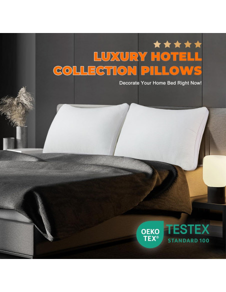 Almohadas AIAEL Queen Set de 2 Microfibra Hipoalergénicas Almohadas AIAEL Queen Set de 2 Microfibra Hipoalergénicas