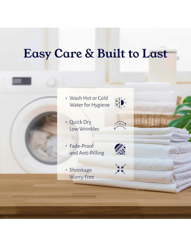 Sábanas Split King California Design Den 400 Hilos Algodón Blanco