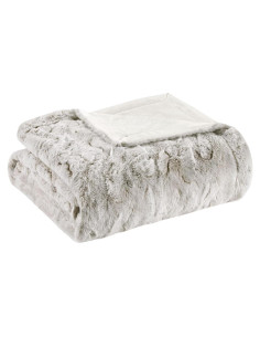 Manta Reversible de Piel Sintética Madison Park Zuri 127x152 cm