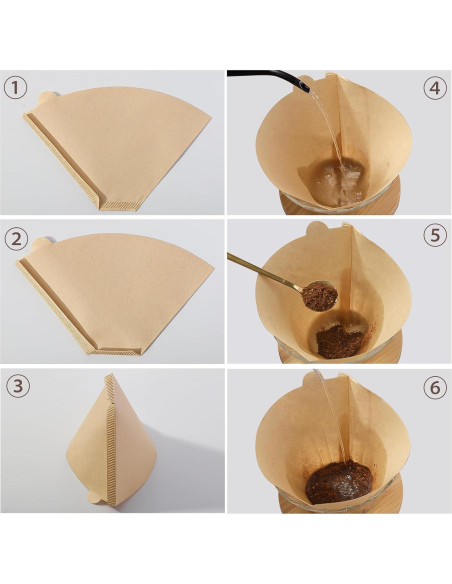 200 Filtros de Café Prudiut No. 2 Desechables Sin Blanquear