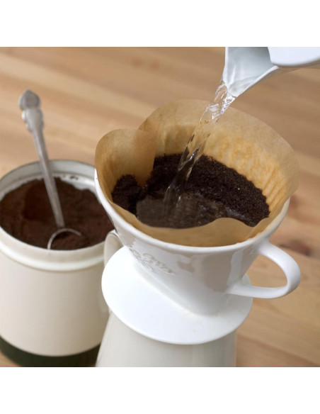 200 Filtros de Café Prudiut No. 2 Desechables Sin Blanquear