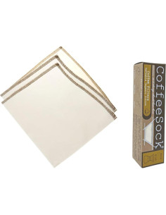 Filtros de café reutilizables CoffeeSock 2 pk Algodón Orgánico 2