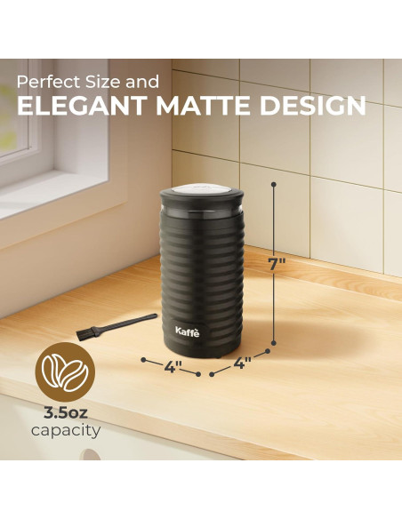 Molinillo de Café Eléctrico Kaffe KF2150 - 100g - Negro