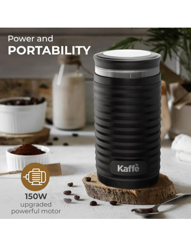 Molinillo de Café Eléctrico Kaffe KF2150 - 100g - Negro